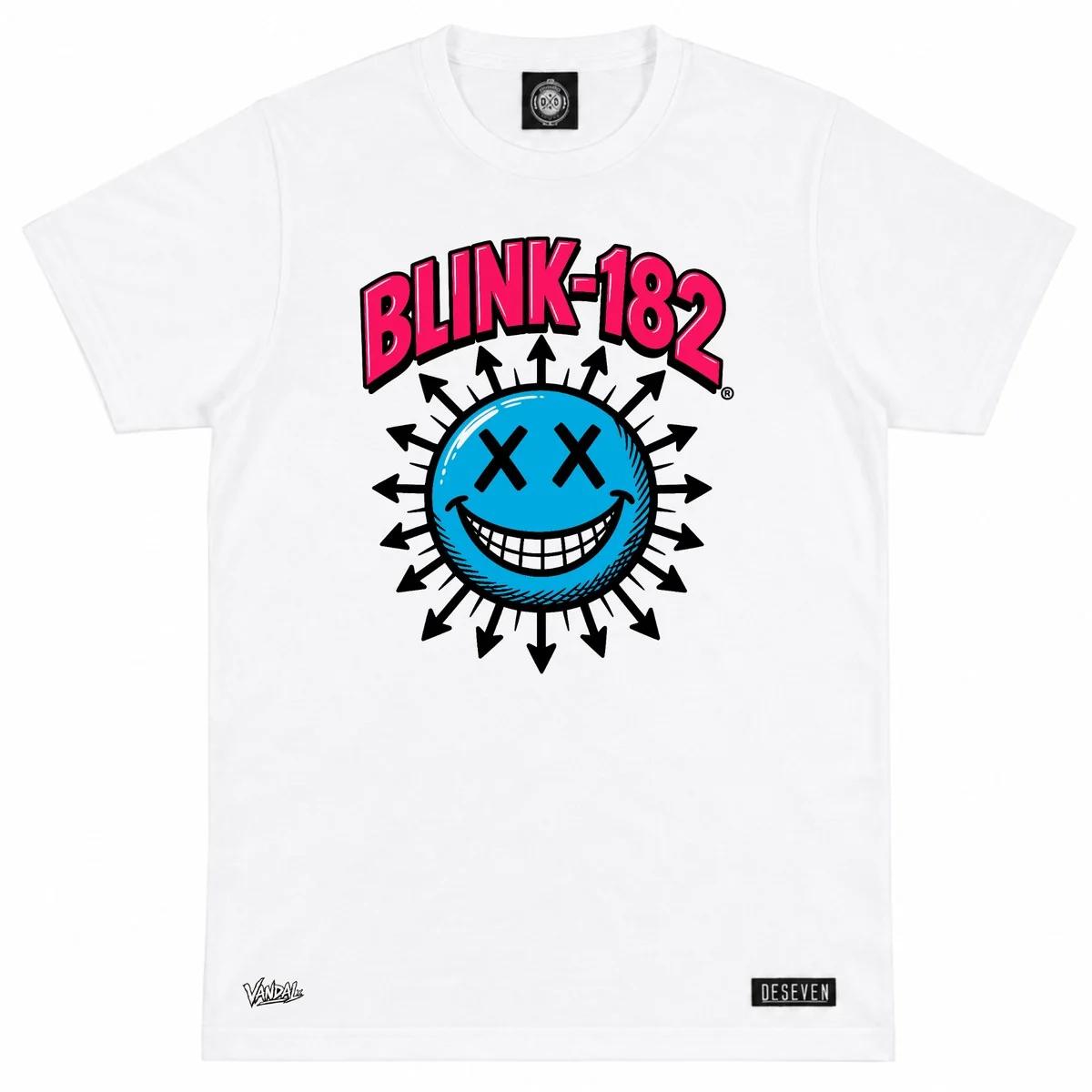 Blink 182 Smiley Blanca